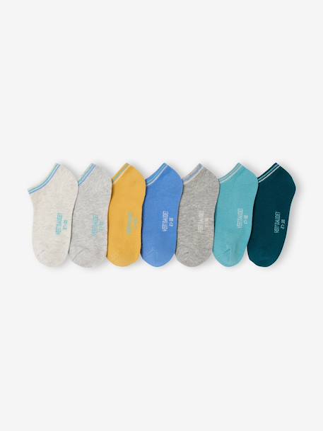 Pack of 2 pairs of Basics Ankle Socks for Boys blue - vertbaudet enfant 
