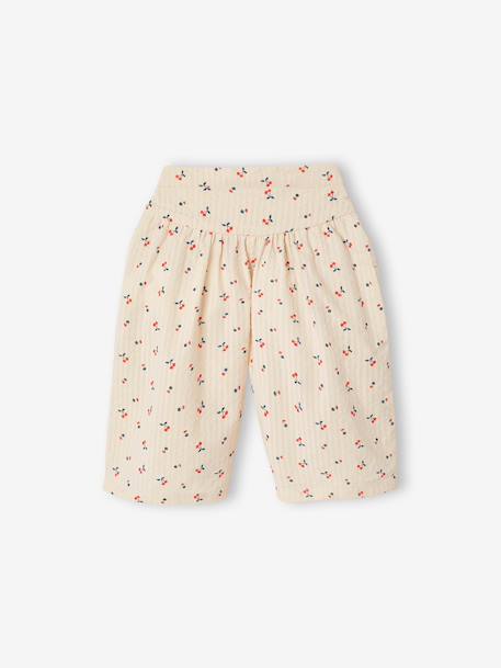 Top & Wide-Leg Trouser Set for Babies ecru - vertbaudet enfant 