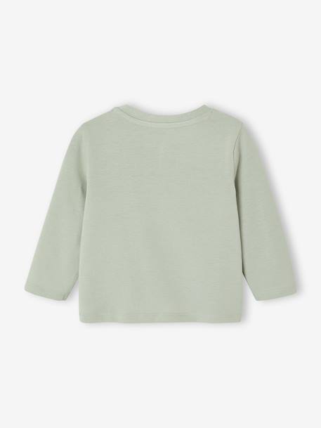 Stylish Top for Baby Boys aqua green+ecru+vanilla - vertbaudet enfant 