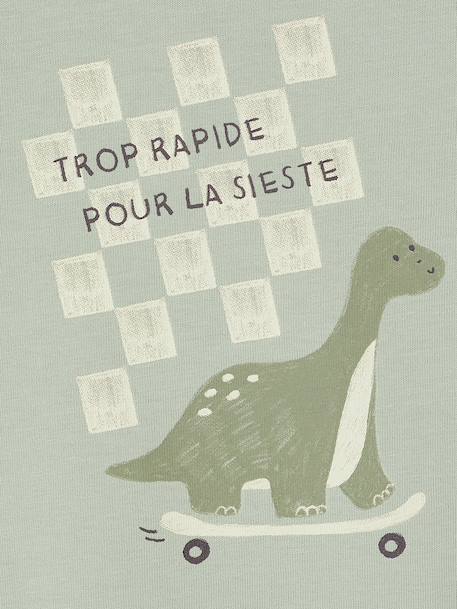 Stylish Top for Baby Boys aqua green+ecru+vanilla - vertbaudet enfant 