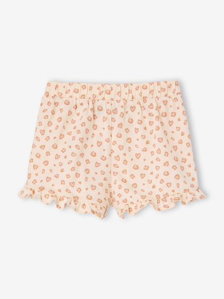 Pack of 2 frilly shorts ecru - vertbaudet enfant 