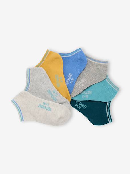 Pack of 2 pairs of Basics Ankle Socks for Boys blue - vertbaudet enfant 