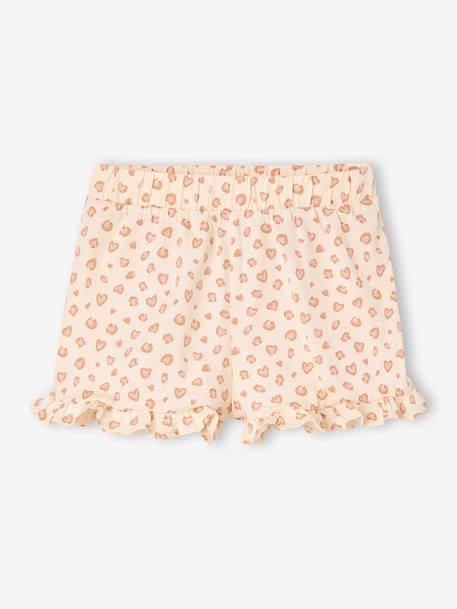 Pack of 2 frilly shorts ecru - vertbaudet enfant 
