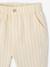 Essential Trousers for Baby Boys striped beige - vertbaudet enfant 