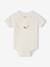 Pack of 5 floral short-sleeved bodysuits rose - vertbaudet enfant 