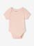 Pack of 3 short-sleeved baby bodysuits pale pink - vertbaudet enfant 
