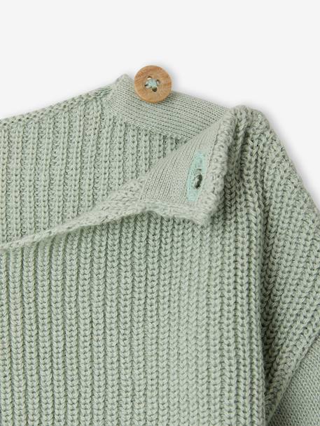 3-Piece Knitted Set for Baby Boys sage green - vertbaudet enfant 
