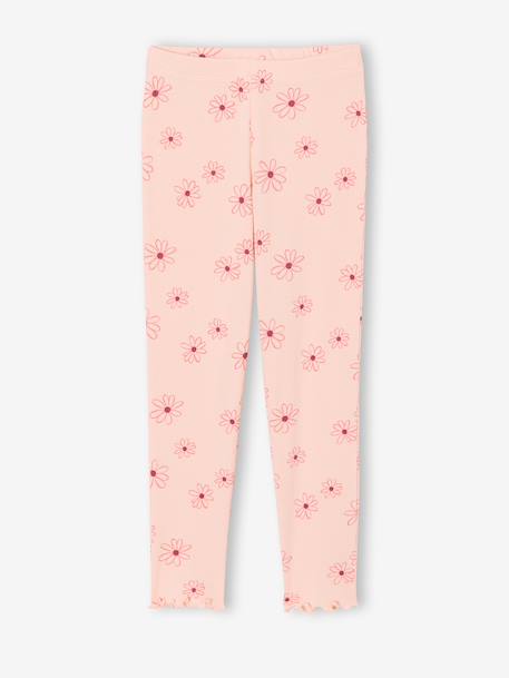 Girl's floral pyjamas pale pink - vertbaudet enfant 