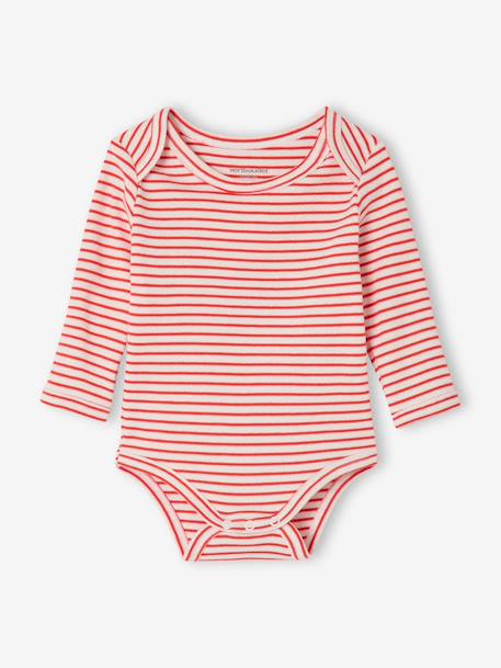 Lot 5 bodies manches longues baleine bleu - vertbaudet enfant 