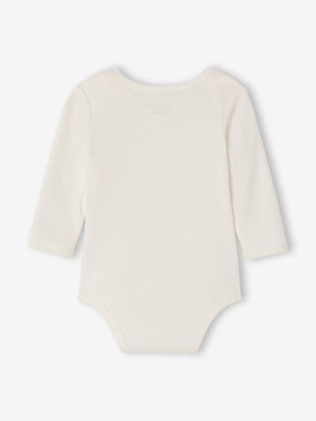 Pack of 5 long-sleeved Dinosaur bodysuits khaki - vertbaudet enfant 