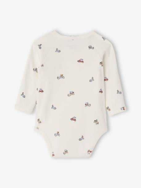 Lot 2 bodies bébé manches longues en coton bio bleu ciel - vertbaudet enfant 