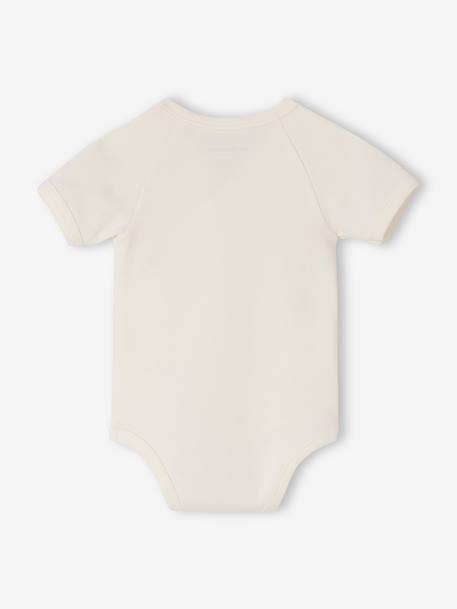Pack of 5 floral short-sleeved bodysuits rose - vertbaudet enfant 