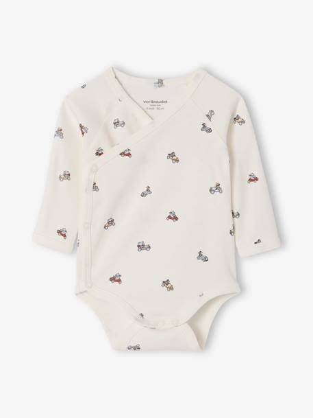 Lot 2 bodies bébé manches longues en coton bio bleu ciel - vertbaudet enfant 