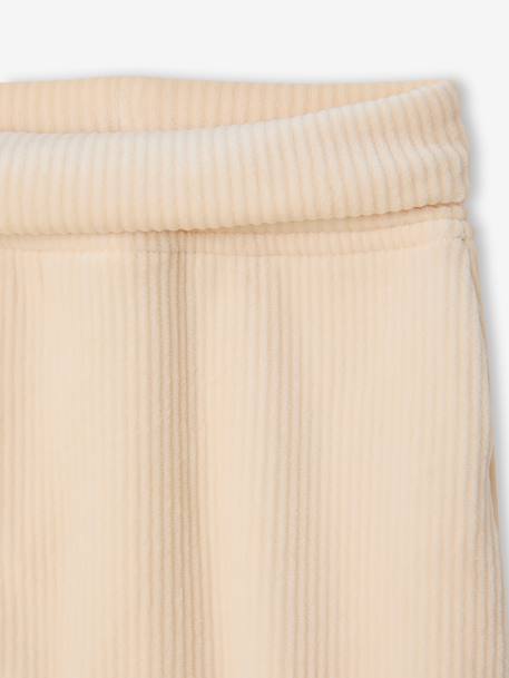 Velour Cardigan & Trouser Set for Newborns vanilla - vertbaudet enfant 