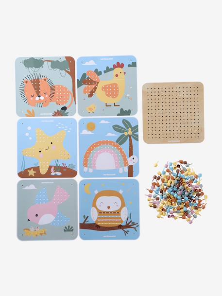 My first wooden mosaics FSC® multicoloured - vertbaudet enfant 