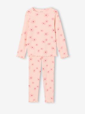 -Pyjama fille à fleurs