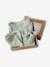 3-Piece Knitted Set for Baby Boys sage green - vertbaudet enfant 
