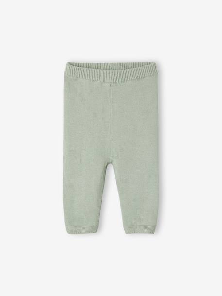 Ensemble bébé garçon tricot 3 pièces vert sauge - vertbaudet enfant 