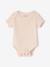 Lot 3 bodies bébé manches courtes rose pâle - vertbaudet enfant 