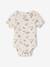 Lot 3 bodies bébé manches courtes rose pâle - vertbaudet enfant 