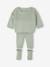 3-Piece Knitted Set for Baby Boys sage green - vertbaudet enfant 