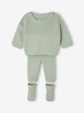 Bébé-Pull, gilet, sweat-Pull-Ensemble bébé garçon tricot 3 pièces