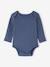 Pack of 5 long-sleeved whale bodysuits blue - vertbaudet enfant 