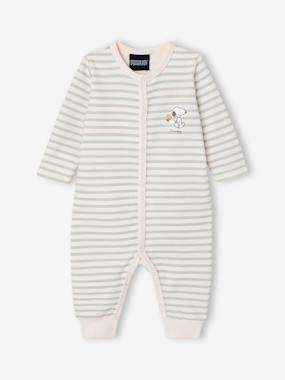 Baby-Pyjamas & Sleepsuits-Snoopy sleepsuit pyjamas for baby boys 