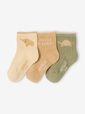 Baby-Pack of 3 pairs of baby boys' socks 