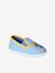 Elasticated Slippers in Canvas for Children striped blue - vertbaudet enfant 