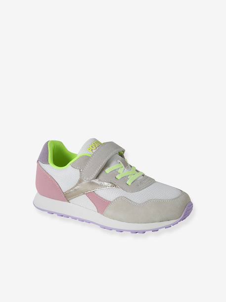Girl's synthetic trainers set pink - vertbaudet enfant 