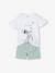 Girls' Bambi DISNEY ANIMALS pyjama short set grey blue - vertbaudet enfant 