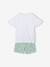 Girls' Bambi DISNEY ANIMALS pyjama short set grey blue - vertbaudet enfant 