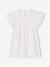 Robe fille en gaze de coton imprimée beige+beige imprimé+rose+rose pâle+vanille - vertbaudet enfant 
