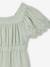 Embroidered Cotton Gauze Jumpsuit blush+sage green - vertbaudet enfant 