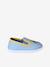 Elasticated Slippers in Canvas for Children striped blue - vertbaudet enfant 