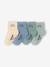 Pack of 4 Pairs of 'Little' Socks for Babies coral+navy blue+pale blue+pale pink - vertbaudet enfant 