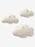 Pack of 3 cloud wall decorations beige - vertbaudet enfant 