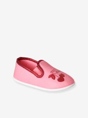 Shoes-Girls Footwear-Slippers-Elasticated Canvas Slippers for Children