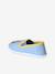 Elasticated Slippers in Canvas for Children striped blue - vertbaudet enfant 