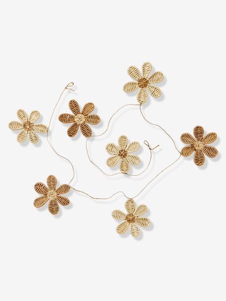 Rattan flower garland beige - vertbaudet enfant 