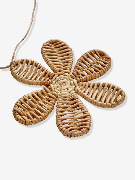 Guirlande fleurs rotin beige - vertbaudet enfant 