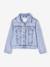Veste jean fille personnalisable bleu clair+bleu moyen - vertbaudet enfant 