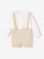 Occasion Wear Outfit: Shirt & Shorts for Babies beige+sage green - vertbaudet enfant 