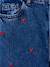 Embroidered Susan wide-leg jeans for girls bleached denim+medium blue - vertbaudet enfant 