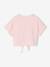 Short-Sleeved Sports T-Shirt pale pink - vertbaudet enfant 