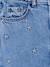 Embroidered Susan wide-leg jeans for girls bleached denim+medium blue - vertbaudet enfant 