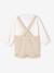 Occasion Wear Outfit: Shirt & Shorts for Babies beige+sage green - vertbaudet enfant 