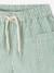 Striped Shorts for Baby Boys striped green - vertbaudet enfant 