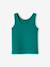 Ribbed Knit Tank Top for Girls emerald green - vertbaudet enfant 